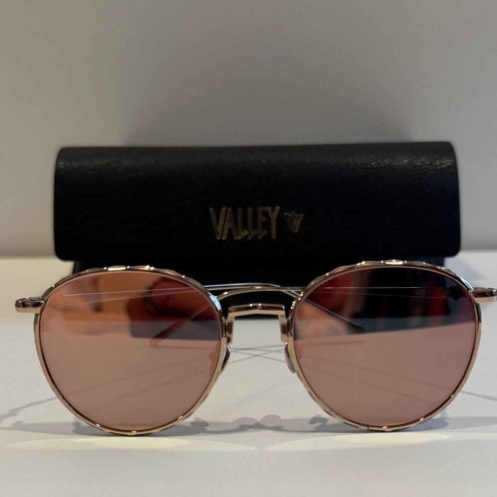 Valley Rose Gold Sunglasses